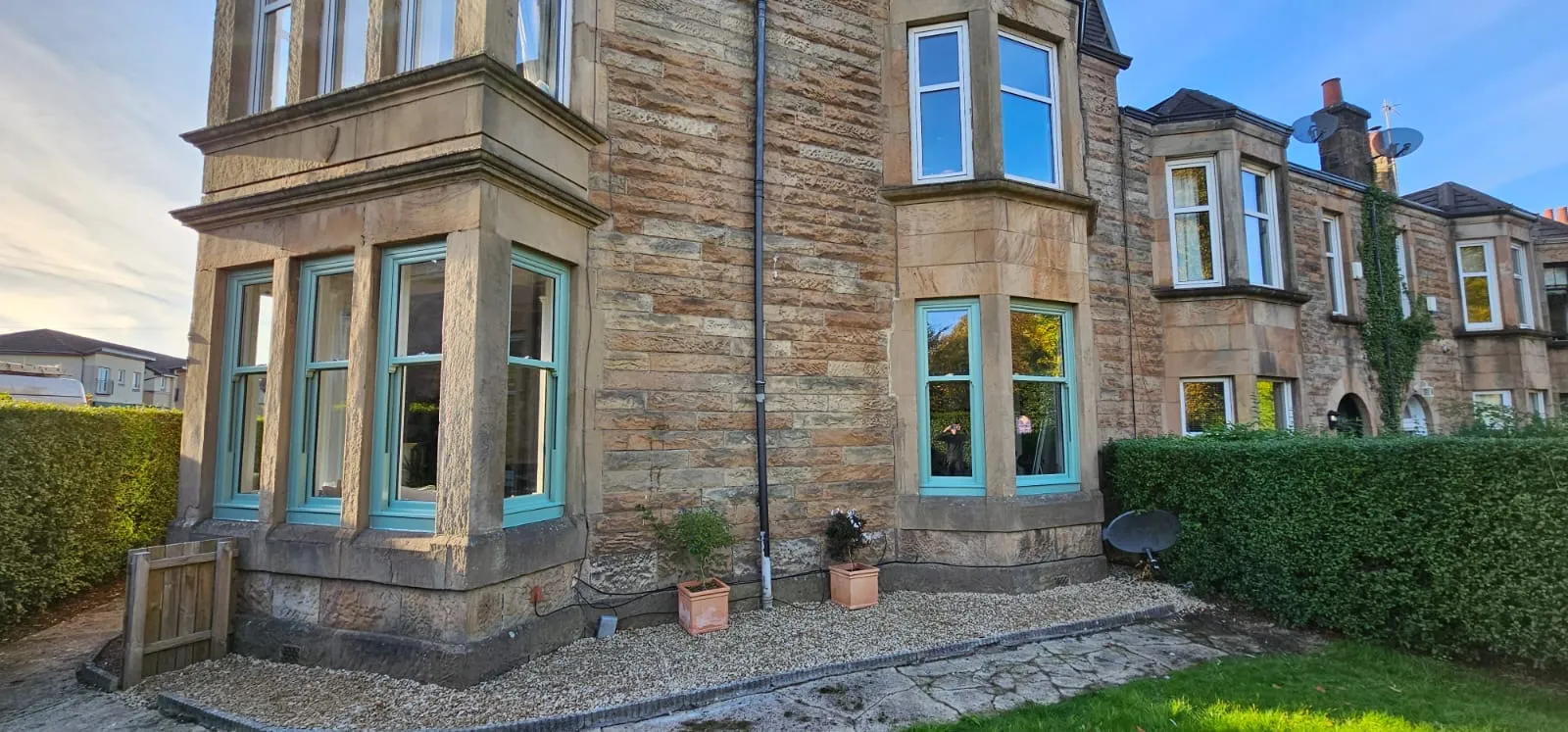 ECOSlide sash windows in Chartwell Green